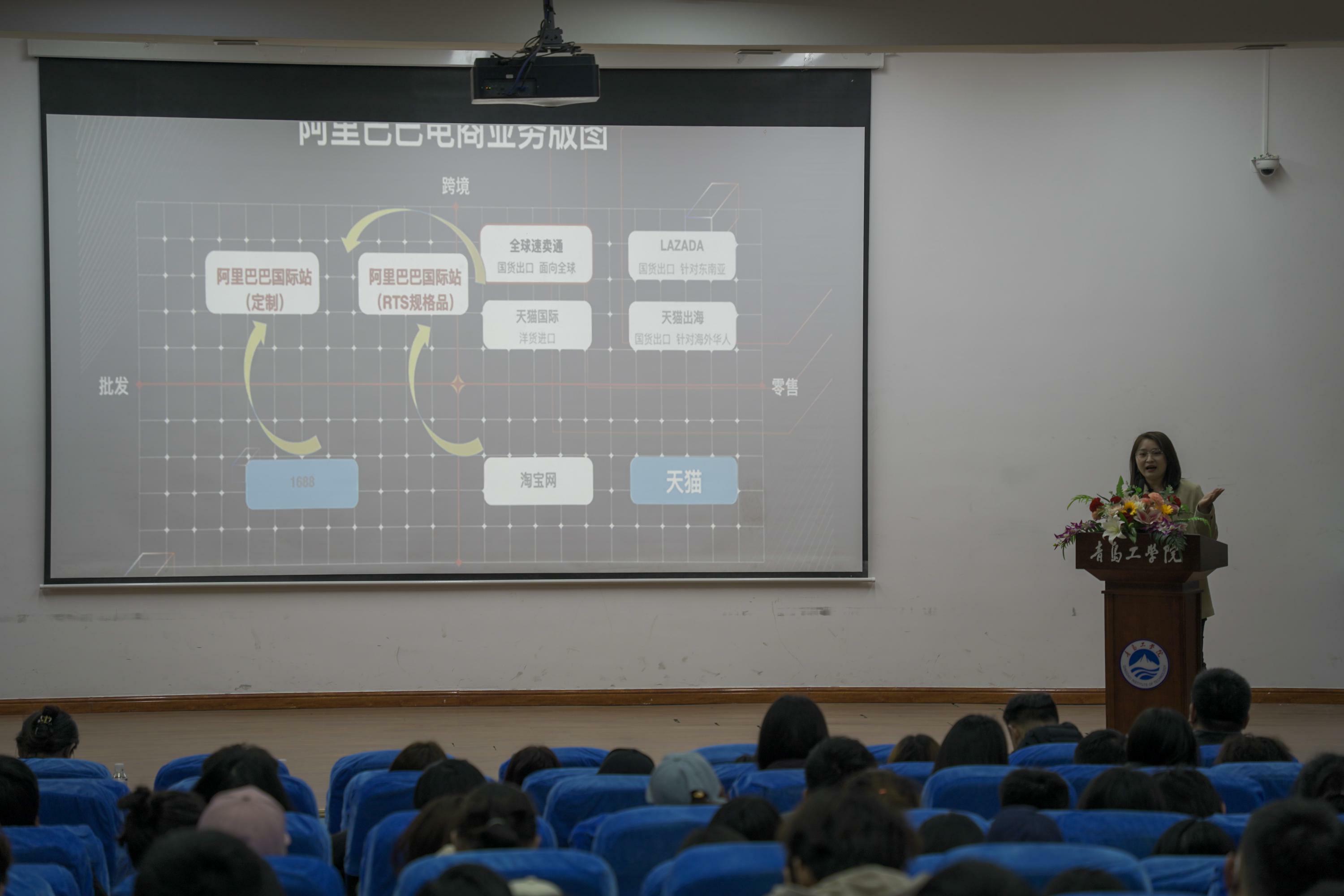 青岛市2023年度跨境电商创新创业职业技能大赛青岛工学院宣讲会顺利召开 青岛市2023年度跨境电商创新创业职业技能大赛青岛工学院宣讲会顺利召开