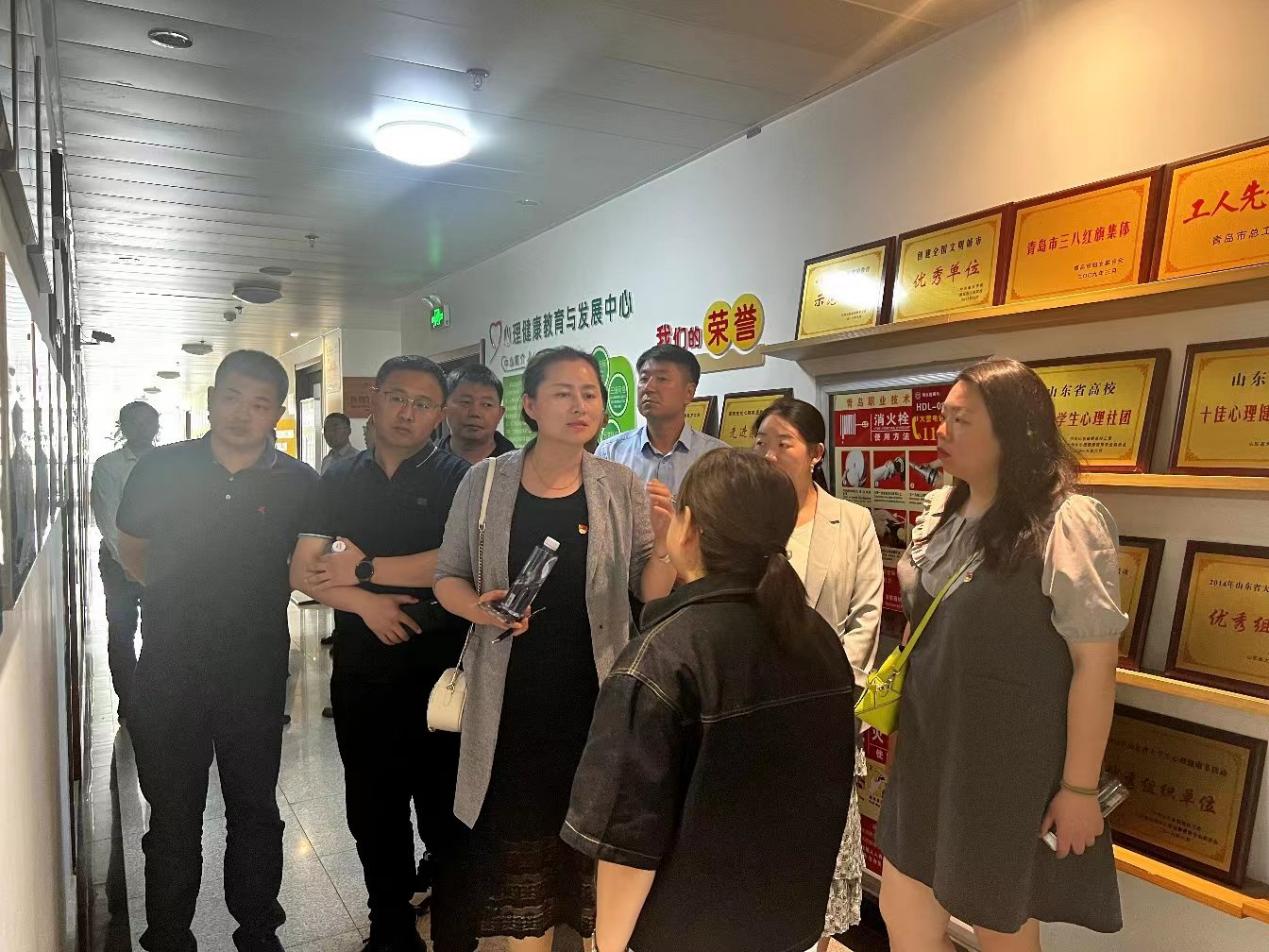 我校党委副书记王莹一行至青岛职业技术学院调研交流 我校党委副书记王莹一行至青岛职业技术学院调研交流