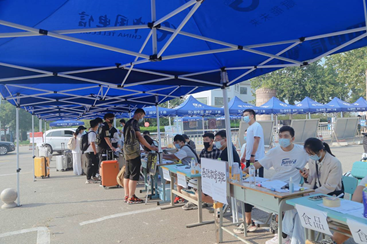青岛工学院喜迎4809名省外学生返校 青岛工学院喜迎4809名省外学生返校