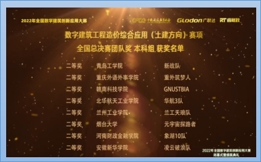 2022全国数字建筑创新应用大赛建工学子喜获佳绩 2022全国数字建筑创新应用大赛建工学子喜获佳绩